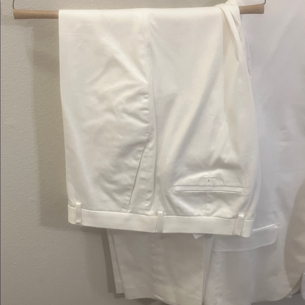 Murano White Dress Pants for Men